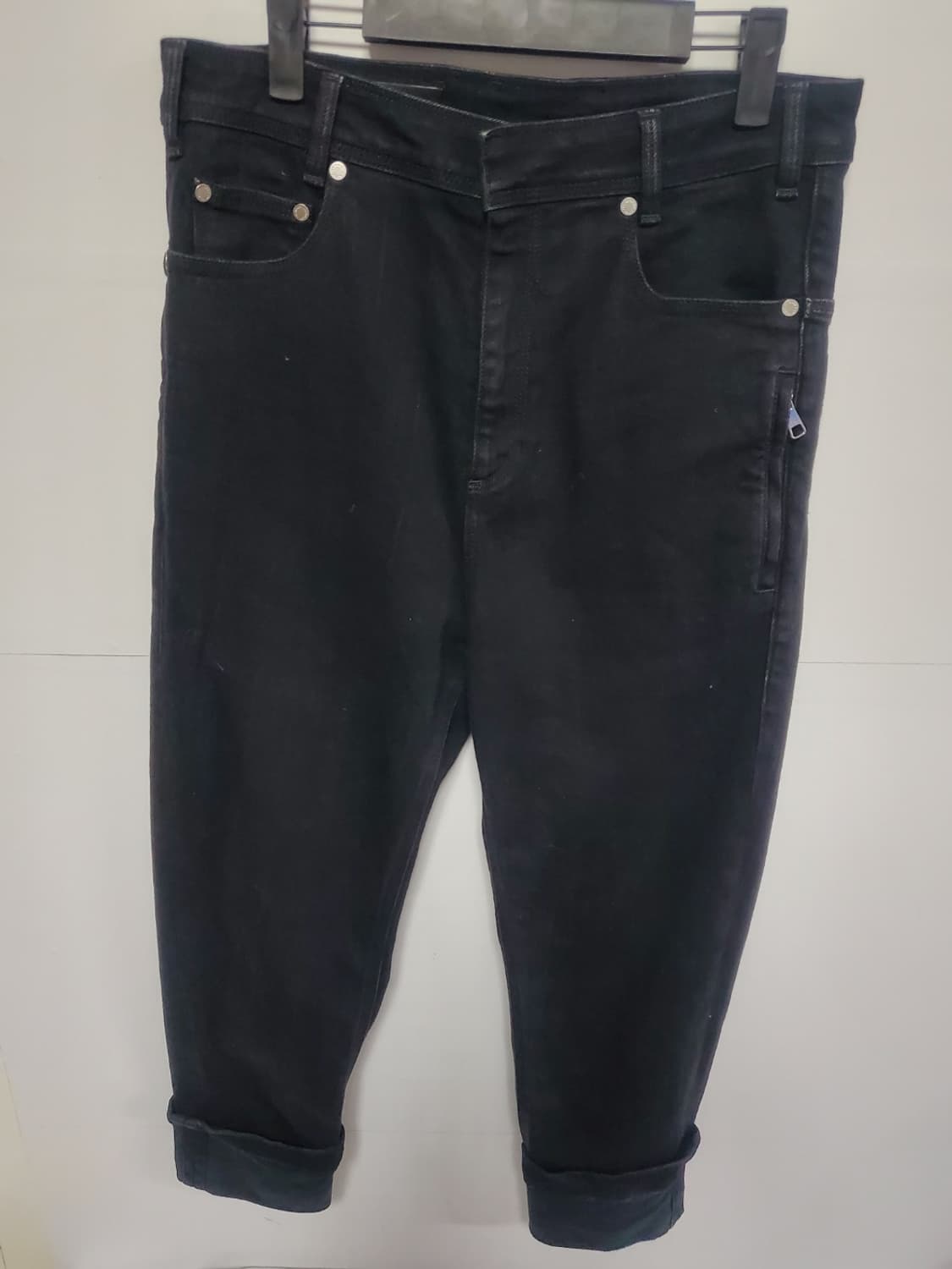 닐바렛 블랙 데님 팬츠 매장판정품 허리32사이즈  상품이미지1