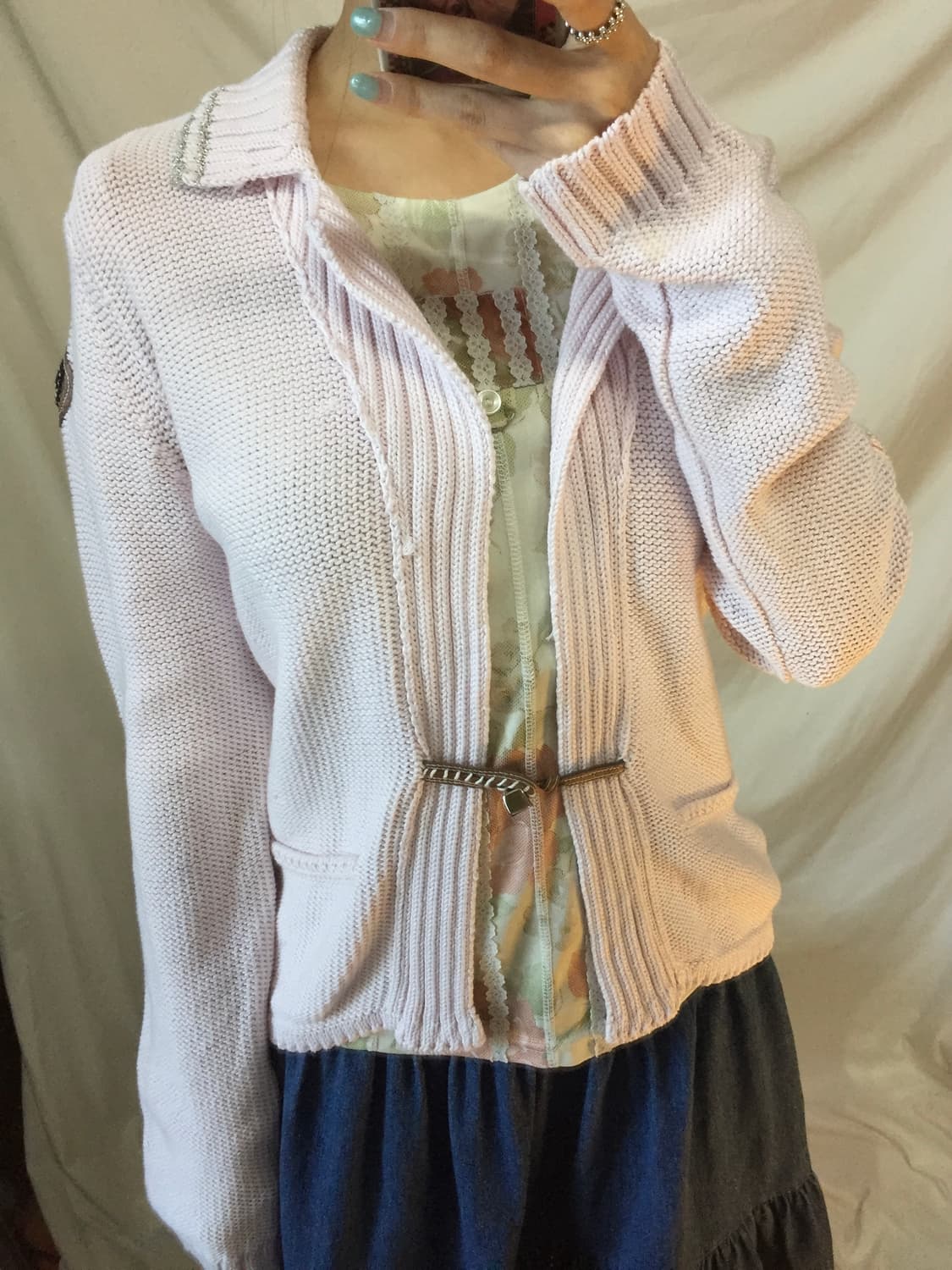 연핑크 가디건 상품이미지7