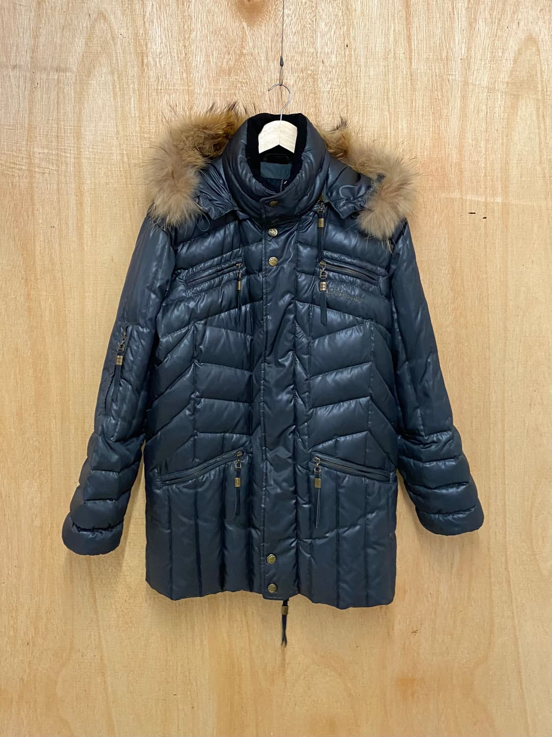 JUST CAVALLI y2k down parka 울프죠 다운 패딩 파카 상품이미지1