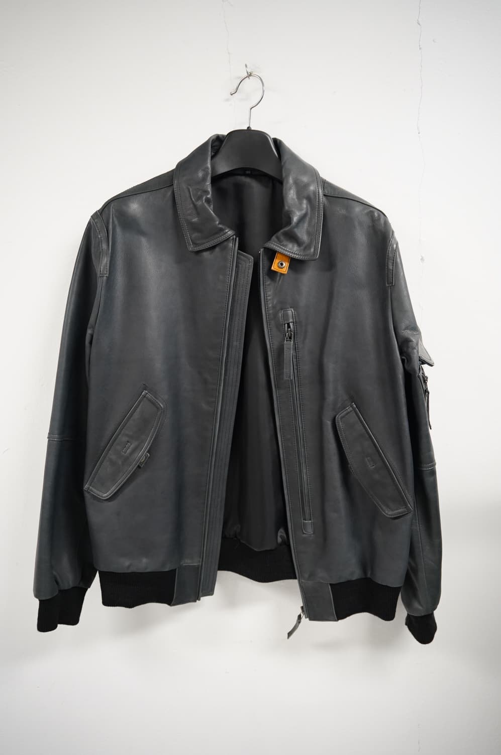 [N][110] 고트스킨 항공 레더 자켓 상품이미지6