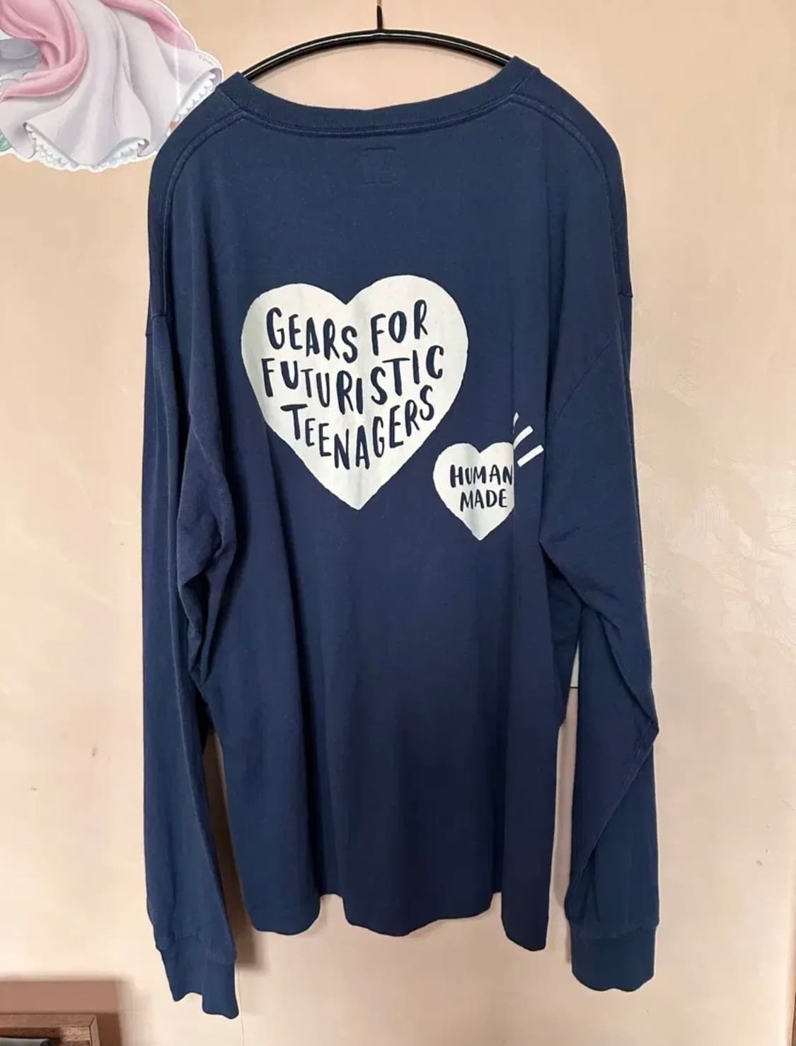 XL) 휴먼메이드 그래픽 롱슬리브 티셔츠 #6 네이비 상품이미지6
