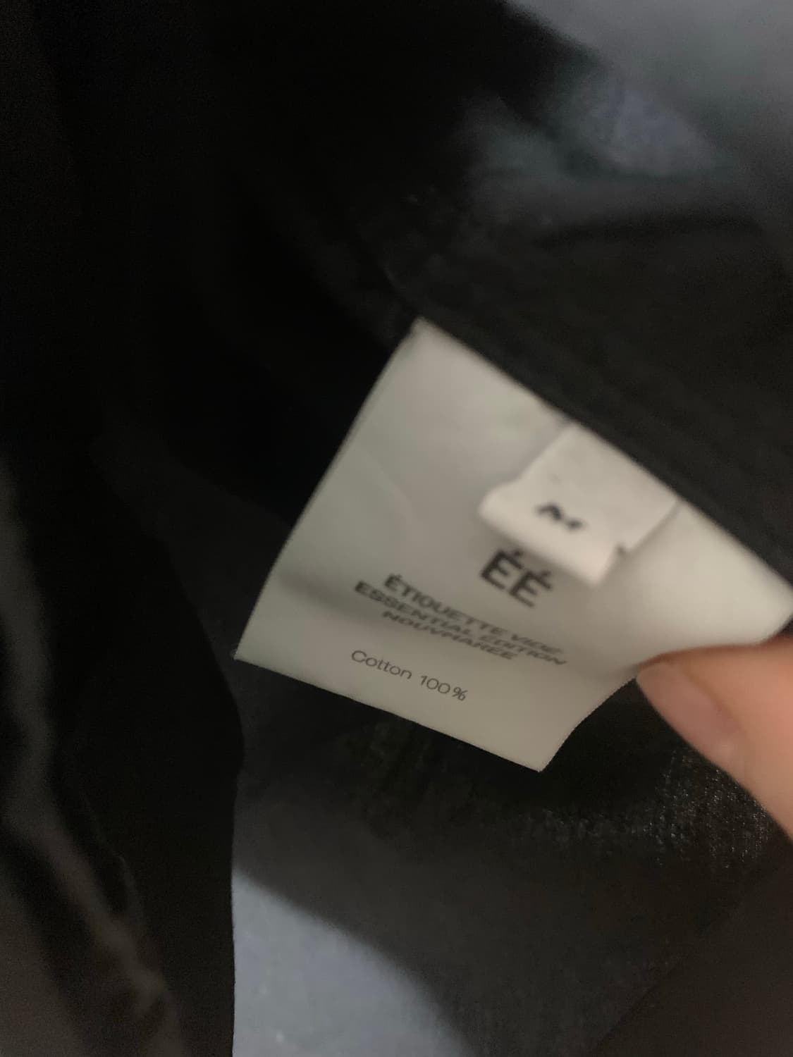 누마레 사선 셔츠 블랙 M 상품이미지3