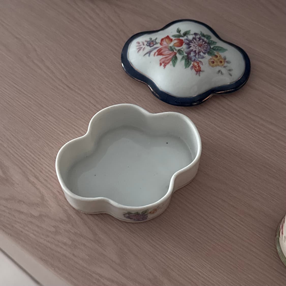 Japan 빈티지 플라워 보석함 상품이미지3