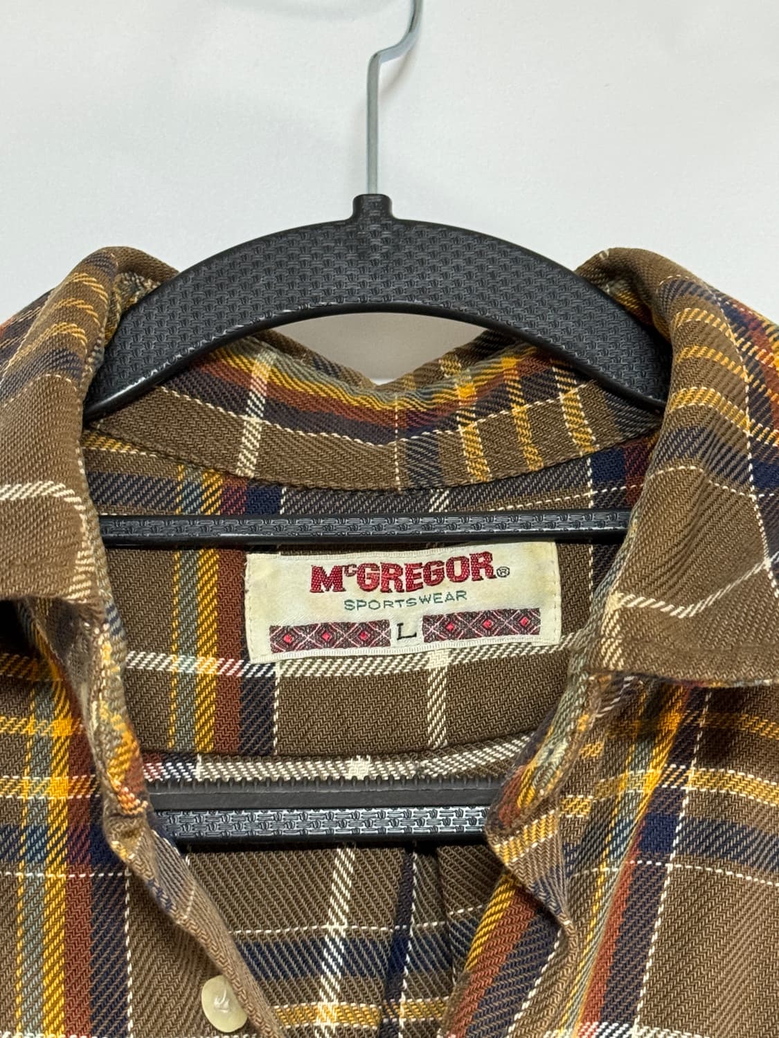 McGregor 남성 체크 셔츠 100-105  상품이미지5