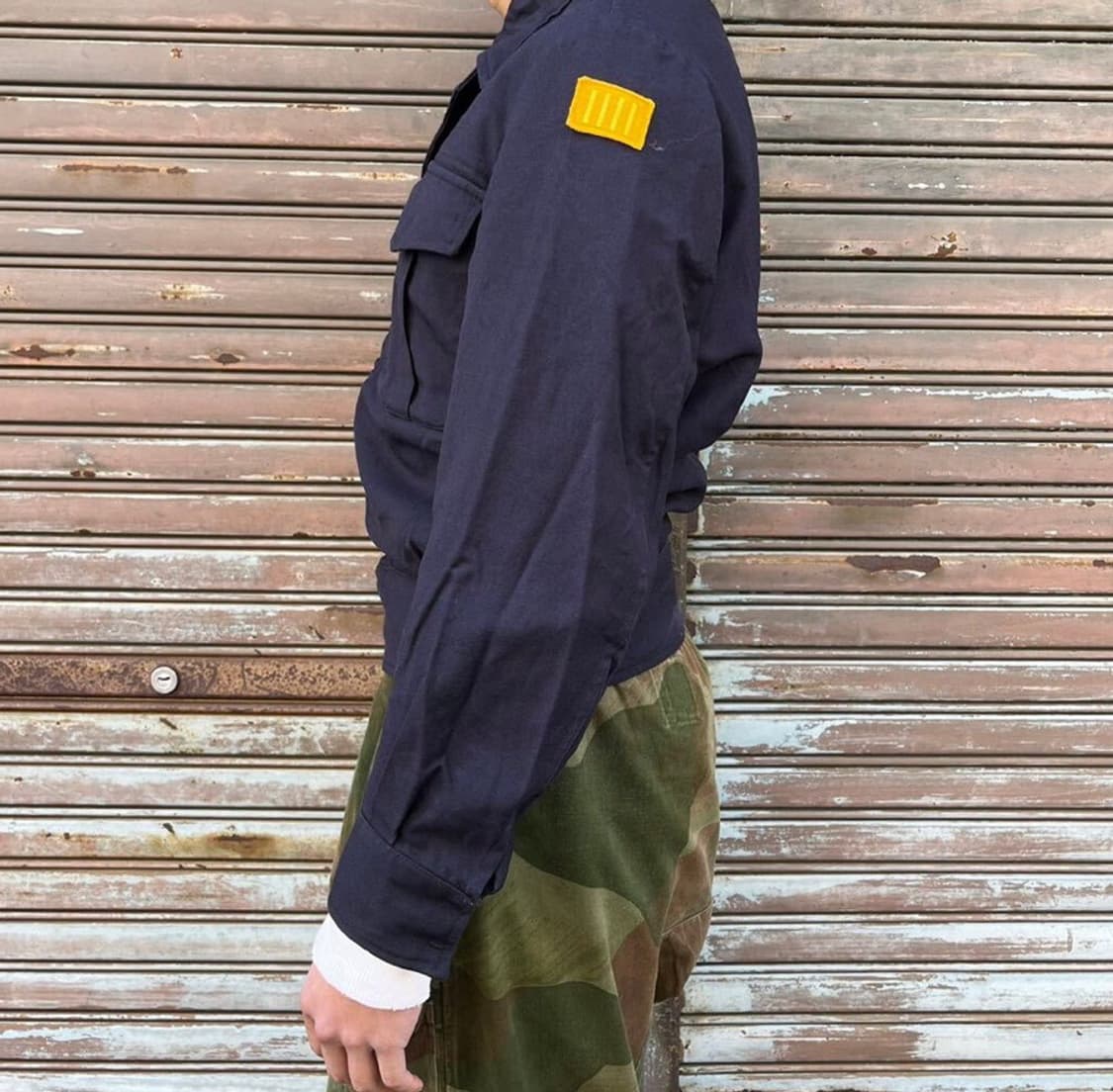 80s 캐나다군 울 배틀드레스 자켓 상품이미지4