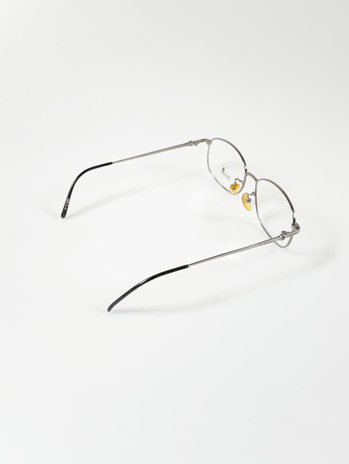 90s BLUESAIN 실버 슬림 스퀘어 메탈 빈티지 안경 상품이미지4