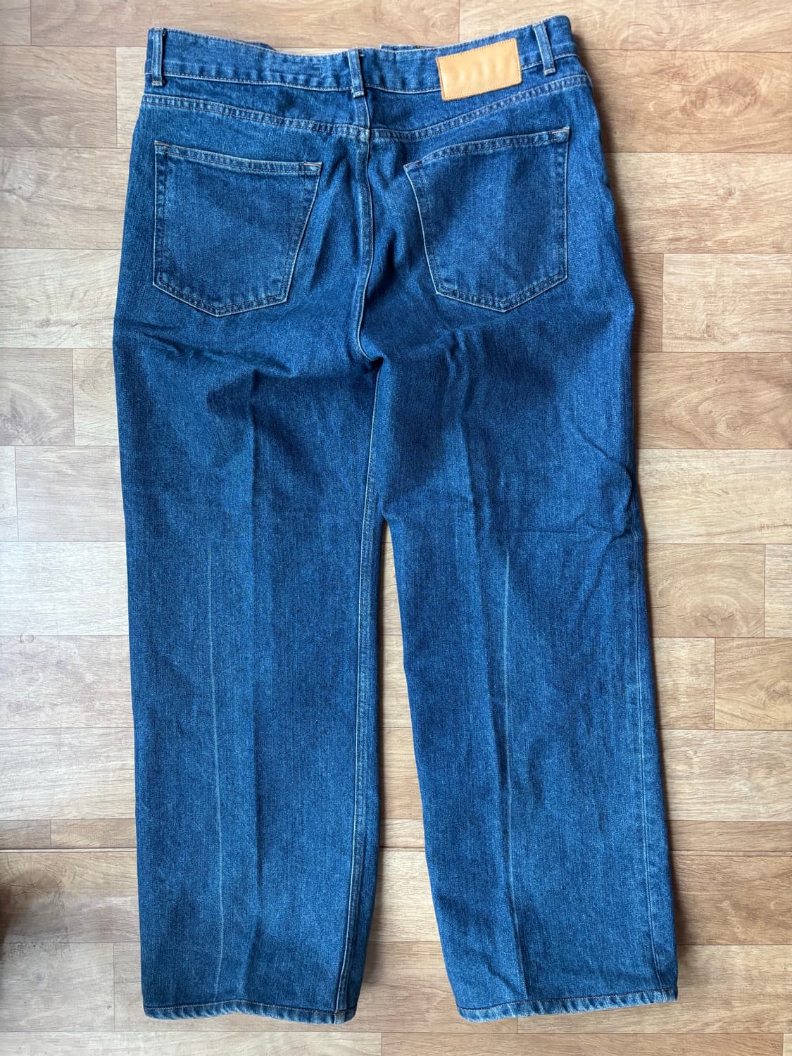 토마스 모어 와이드 테이퍼드 데님 (Indigo/M)(노세탁) 상품이미지4