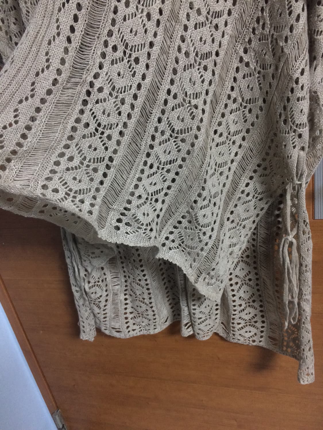 그런지 펀칭 그물 니트 상품이미지2