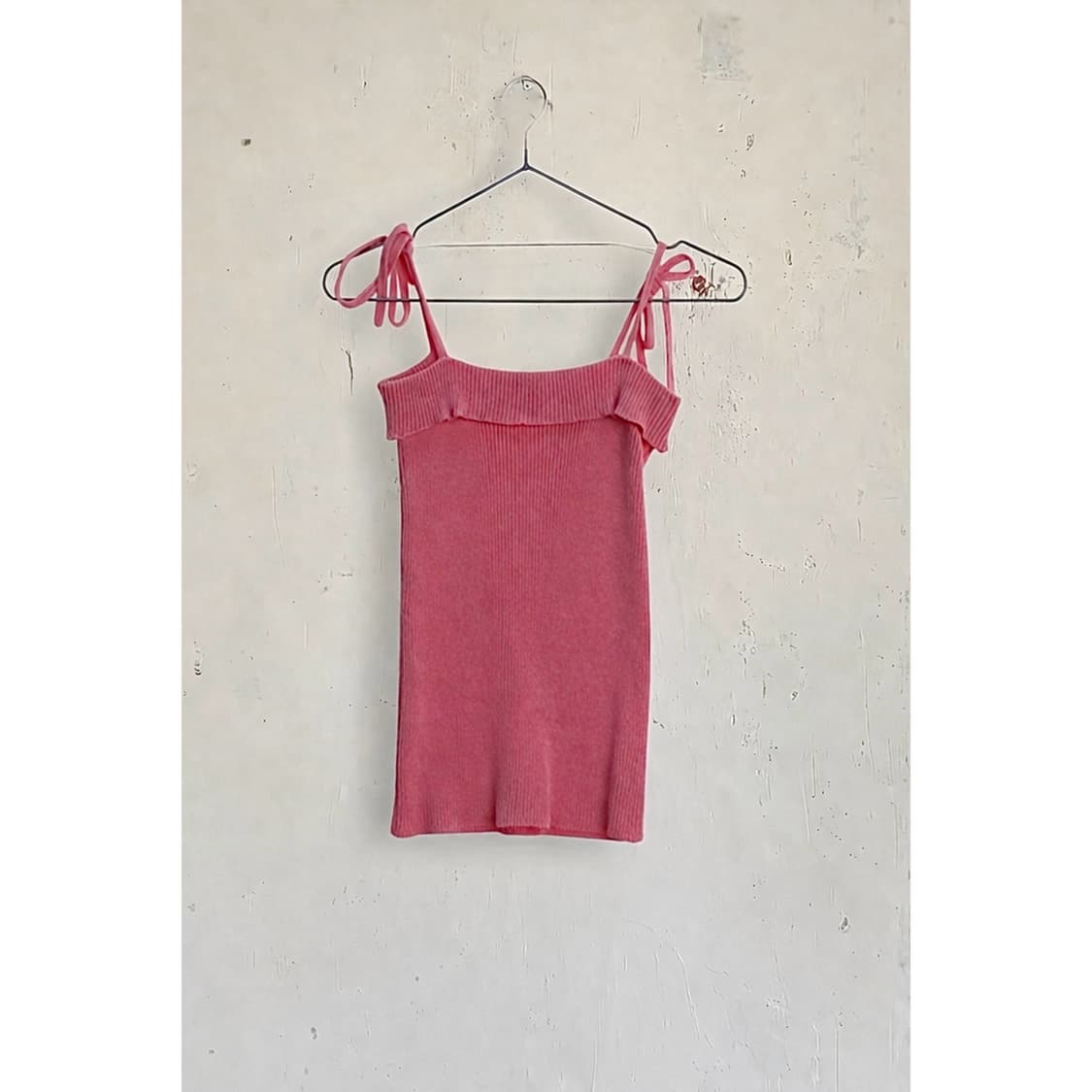 분홍 민소매 탑 상품이미지1