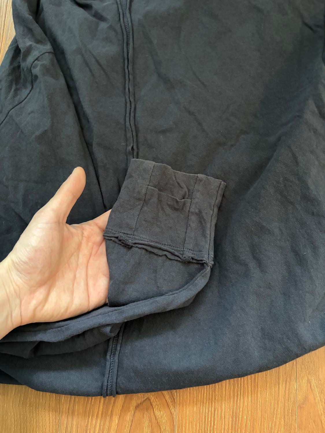 해칭룸 boxer tee blue charcoal 2사이즈 상품이미지4