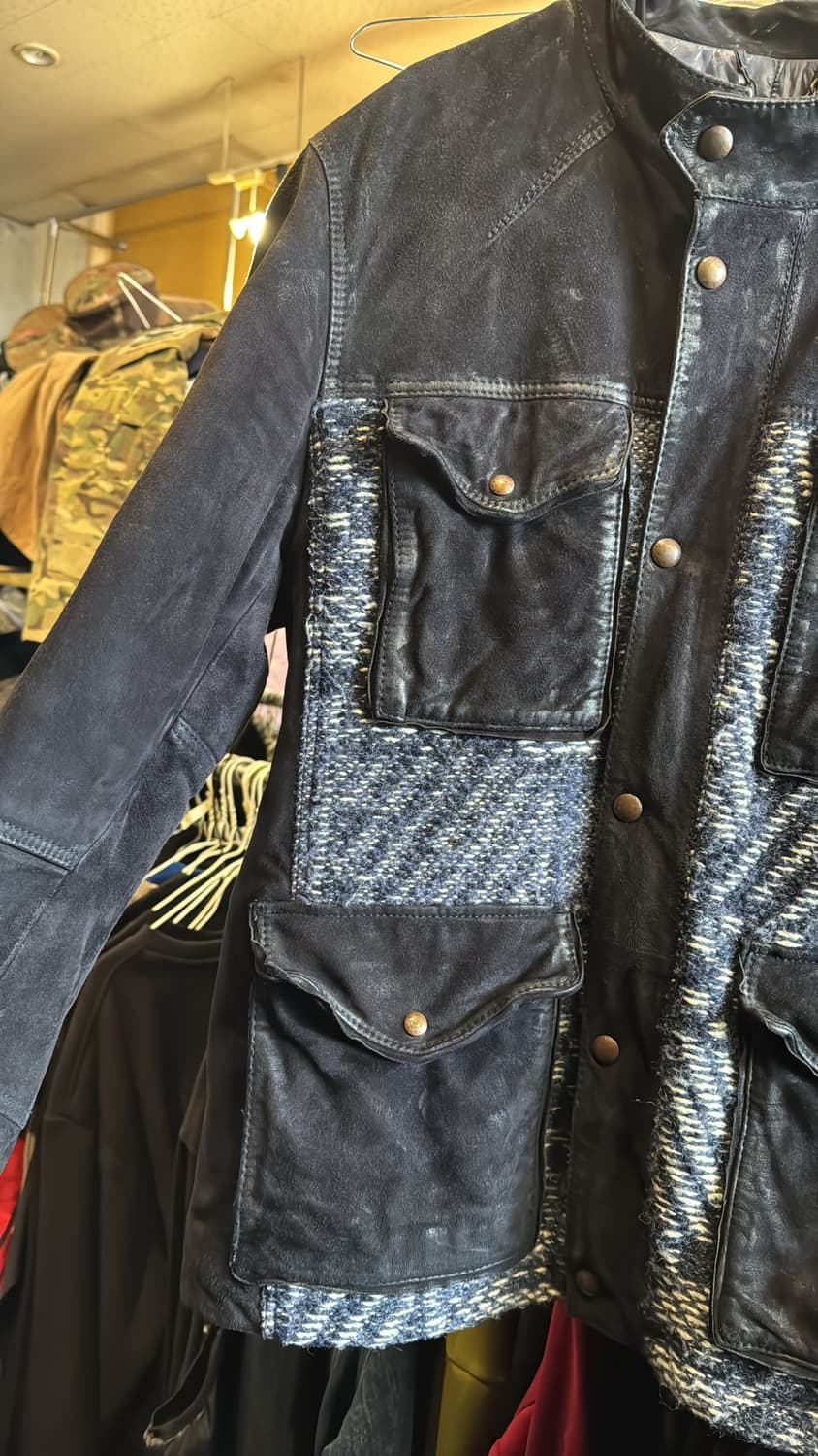 휴고 보스 스웨이드 패턴 디자인 자켓 ㄹㅈㄷ 감도 상품이미지4