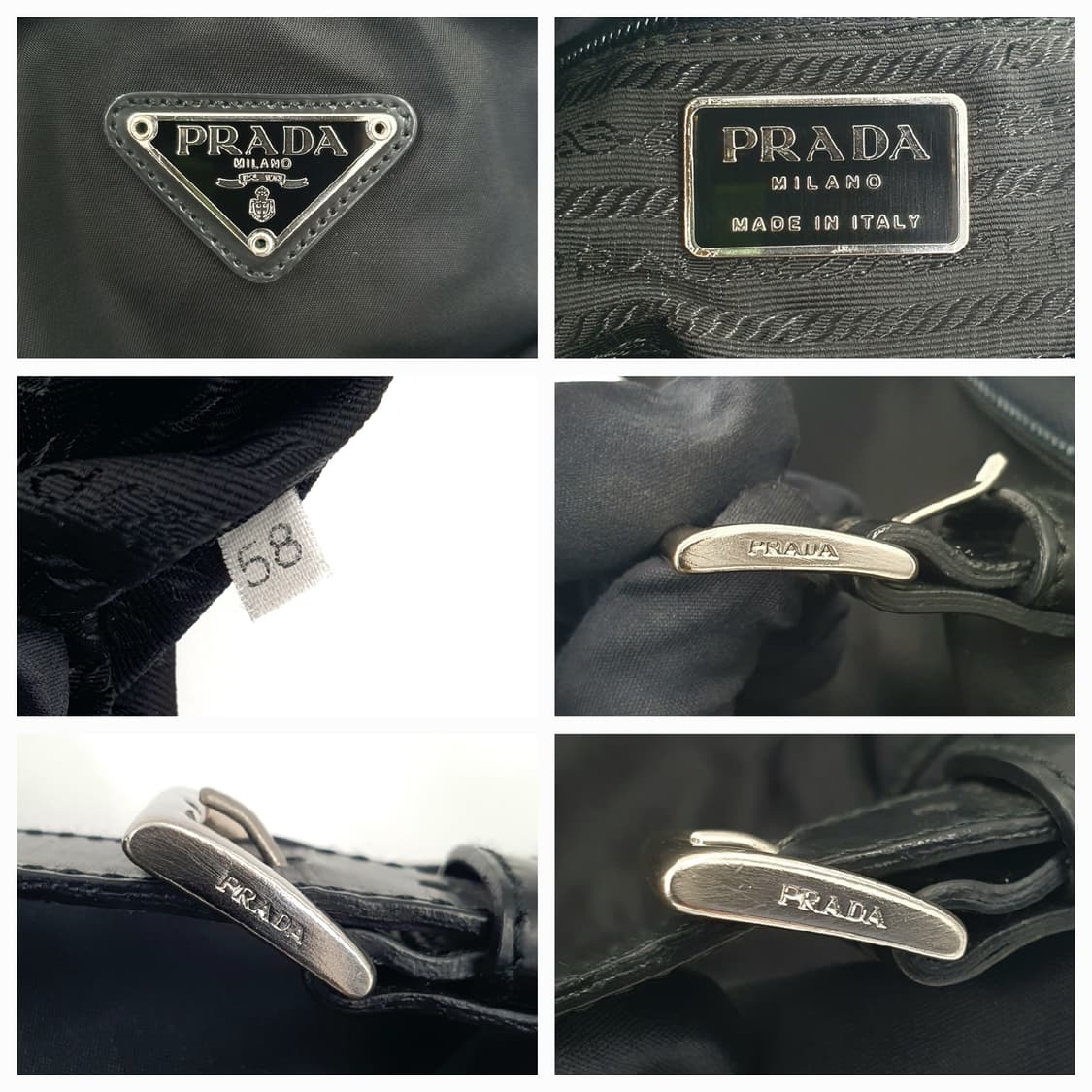 프라다 리나일론 원포켓 백팩 B4650F 상품이미지5