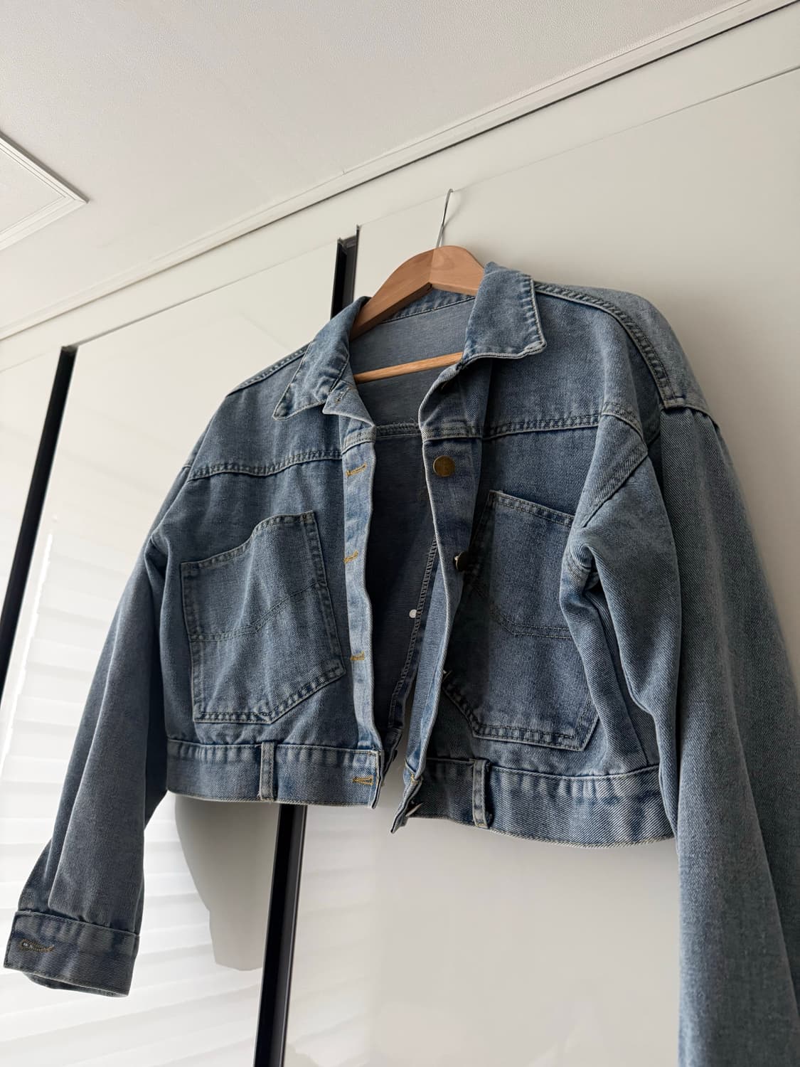 크롭청자켓 상품이미지6