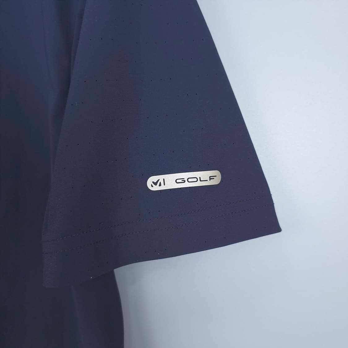 밀레 골프 M GOLF 기능성 하프집업 골프티셔츠 네이비 105 상품이미지3