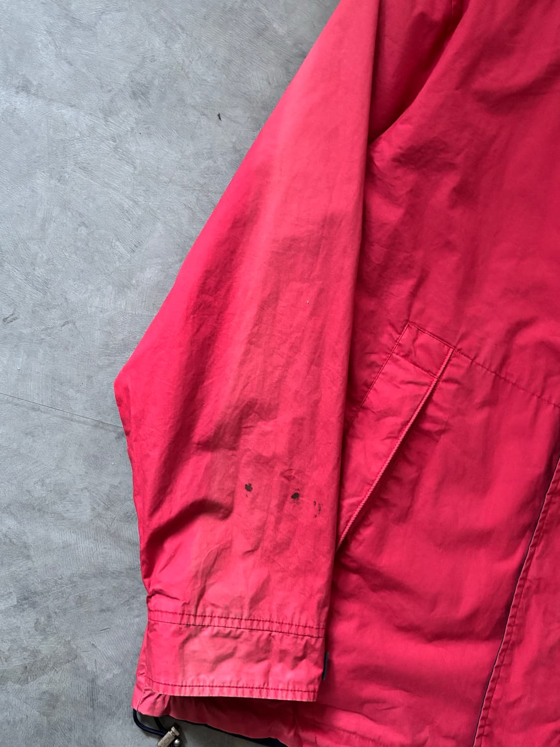 Polo 폴로 랄프로렌 네이비-레드 리버시블 후드 코튼 자켓 상품이미지9