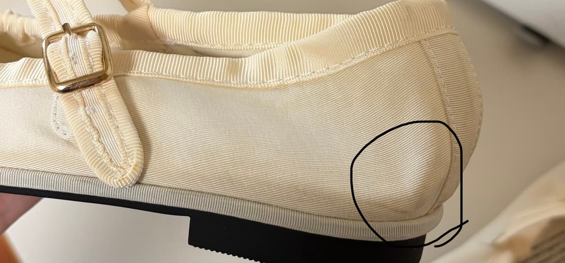 상태좋음) 락피쉬 웨더웨어 스크런치 메리제인 크림 상품이미지7