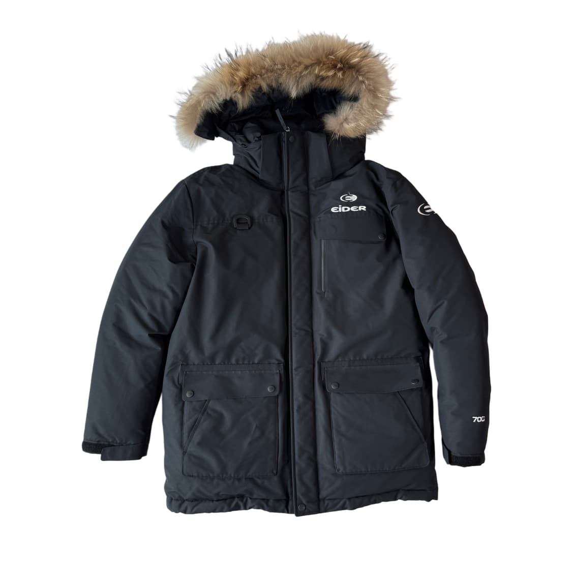 아이더 블랙 700 필파워 덕다운 패딩XXL 상품이미지1