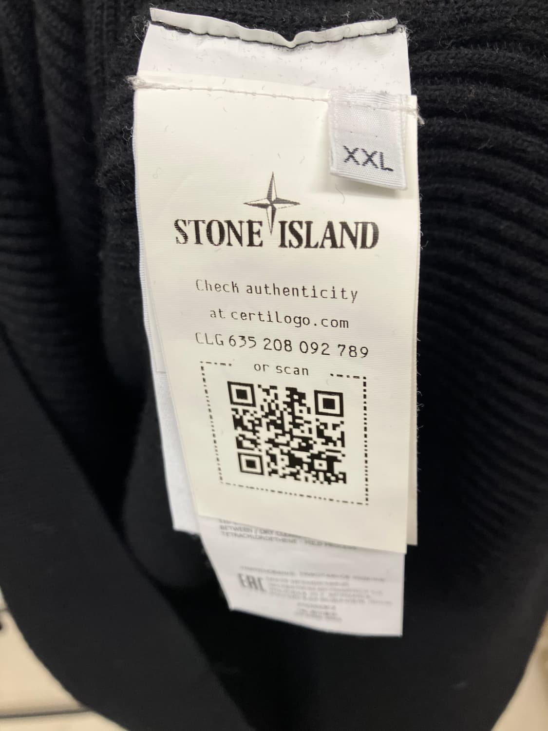  스톤아일랜드 골지 크루넥 니트 XXl (블랙)

 상품이미지5