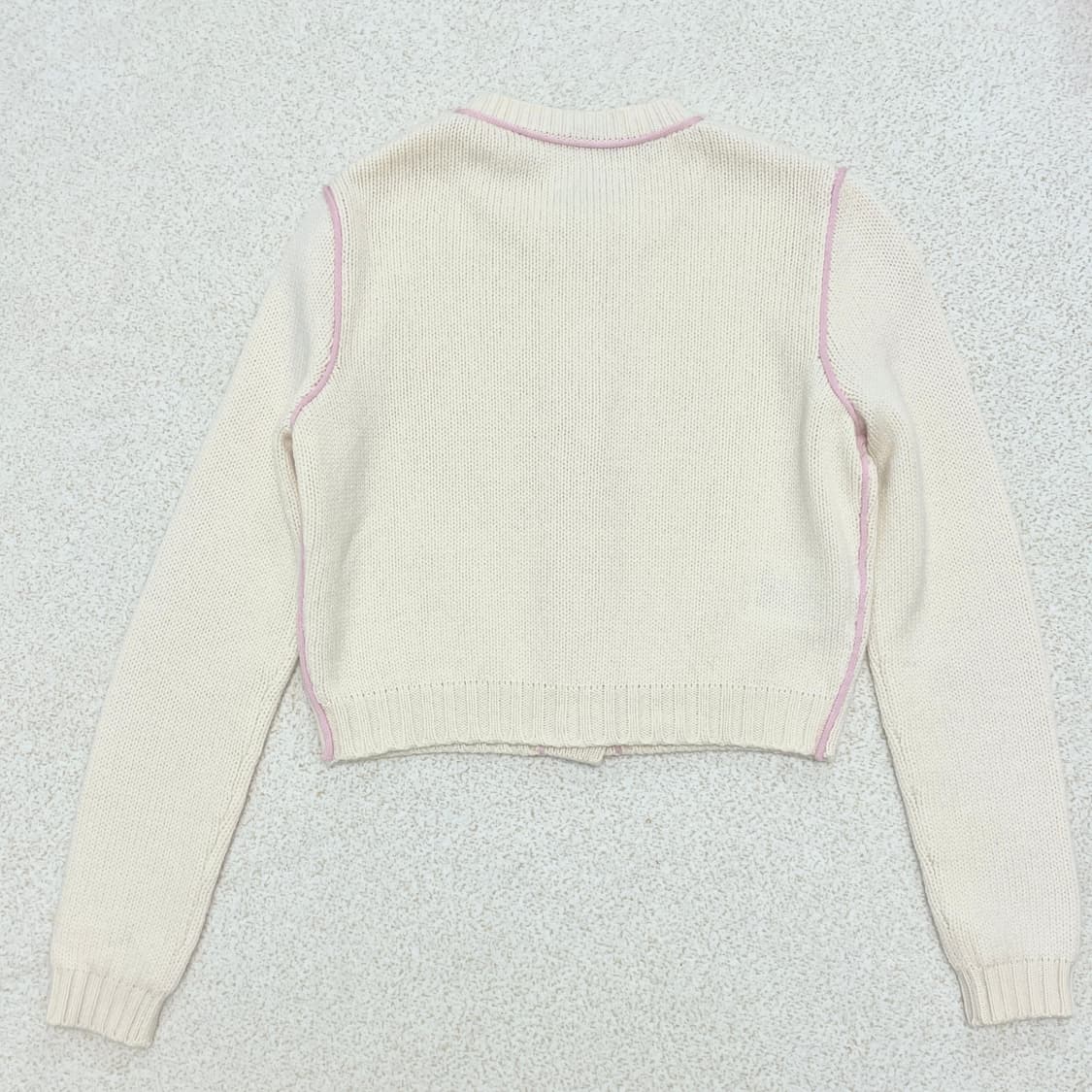 미우미우 큐빅 버튼 캐시미어 가디건 상품이미지5