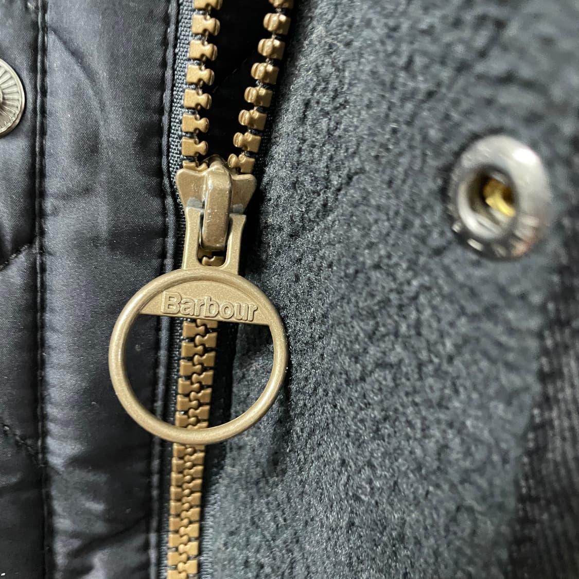 바버 퀄팅 자켓 네이비 L 상품이미지5