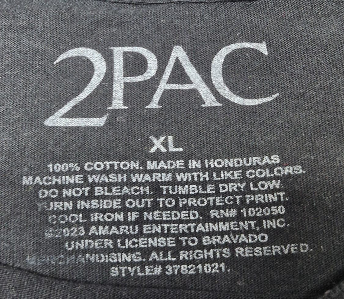[XL] 2PAC 오피셜 티셔츠 -164 상품이미지4