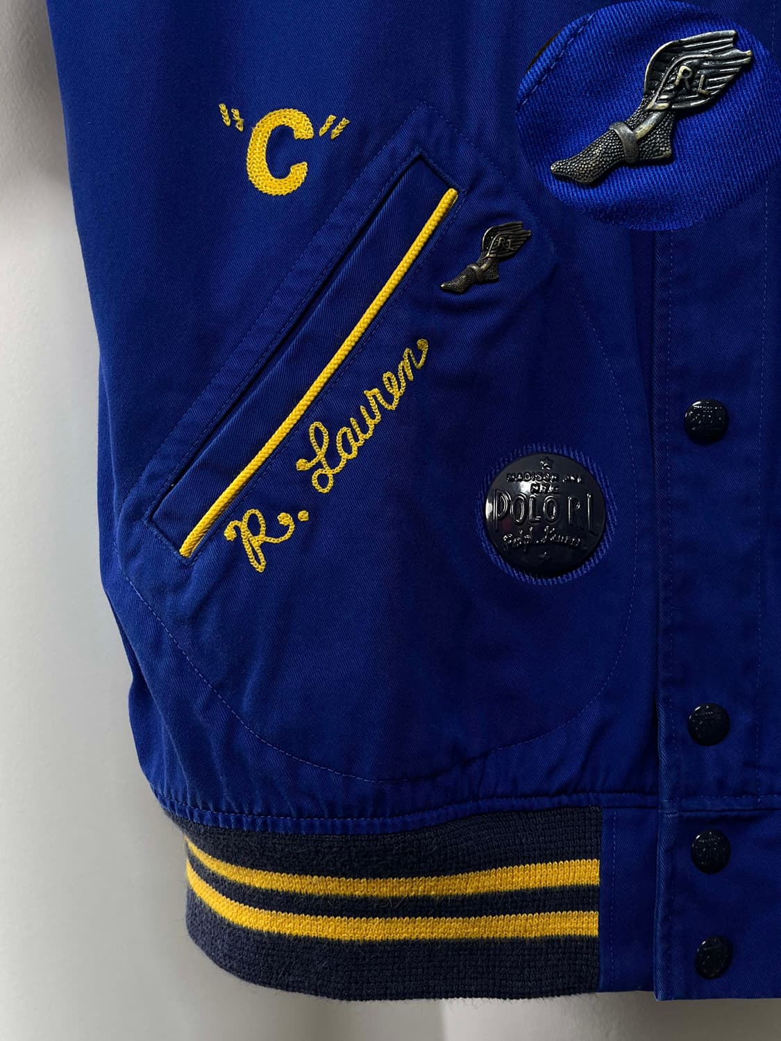 폴로 랄프로렌 파인 레이크 무스 레터맨 바시티 자켓 상품이미지7