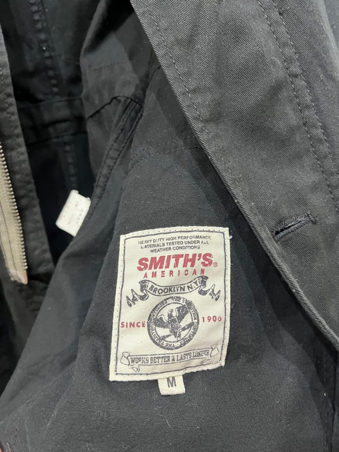 스미스아메리칸 밀리터리 자켓 블랙 M 상품이미지7