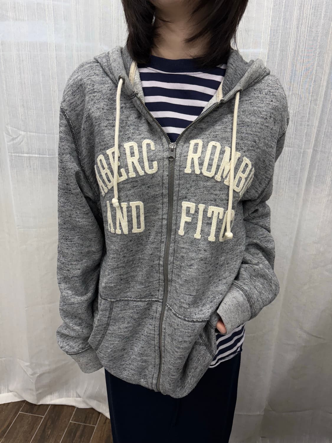 아베크롬비 y2k 스웻 후드집업 상품이미지2