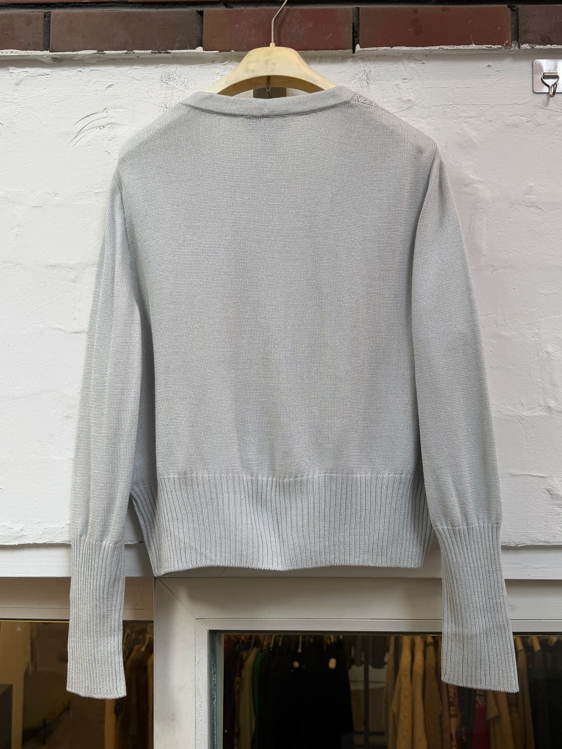 ST.JOHN 세인트존 울 블렌드 브이넥 가디건 L 상품이미지7