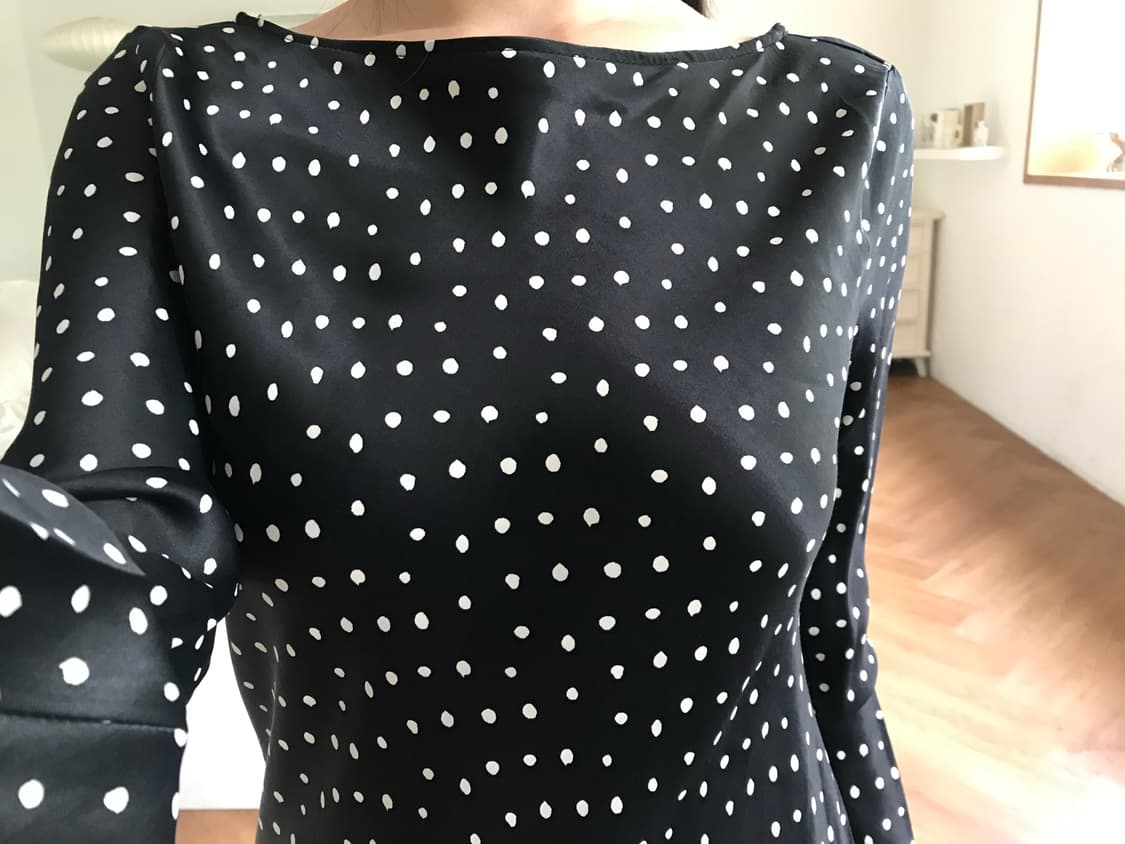 vintage dot pattern one-piece 상품이미지3