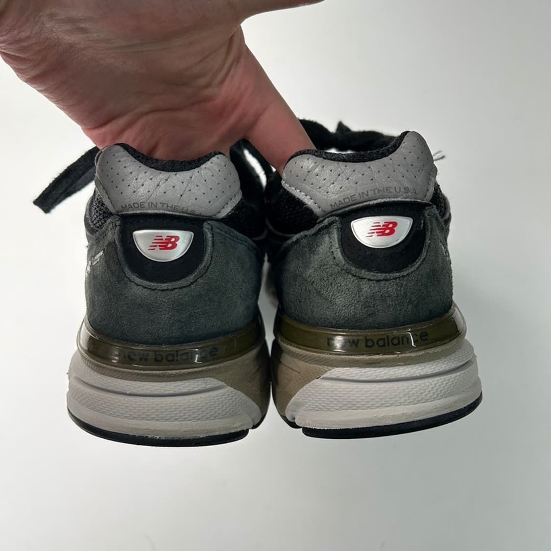 뉴발란스 990v4 블랙 그린 실버 240 상품이미지6