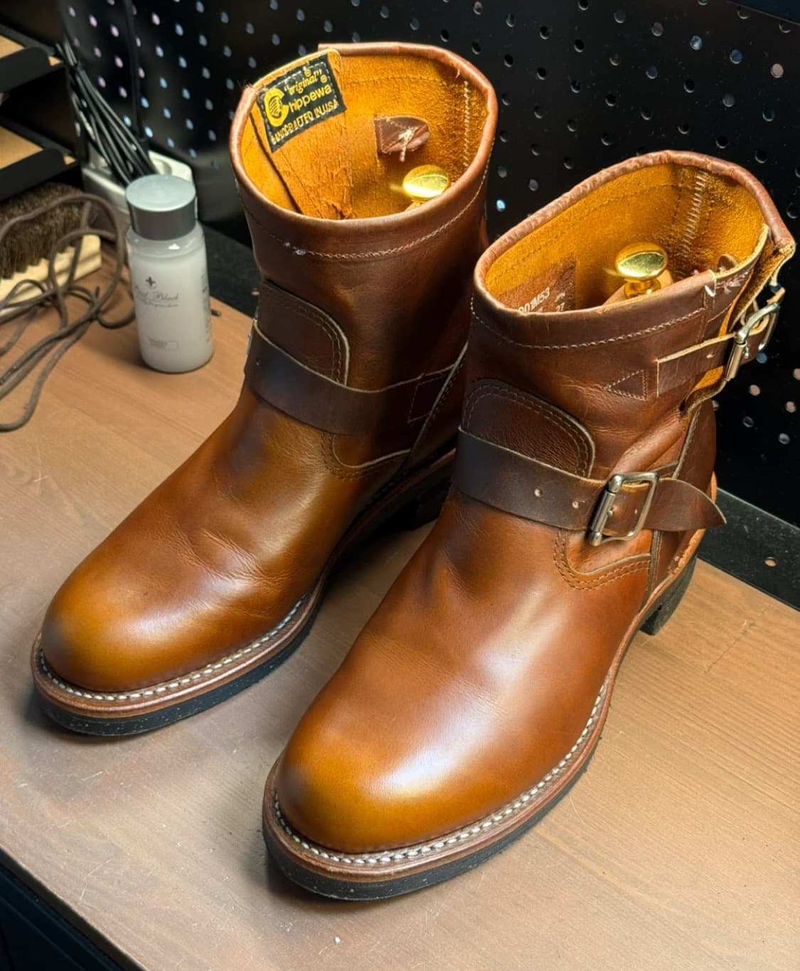 [워크웨어/복각] 치페와 모터사이클 엔지니어 부츠 상품이미지2