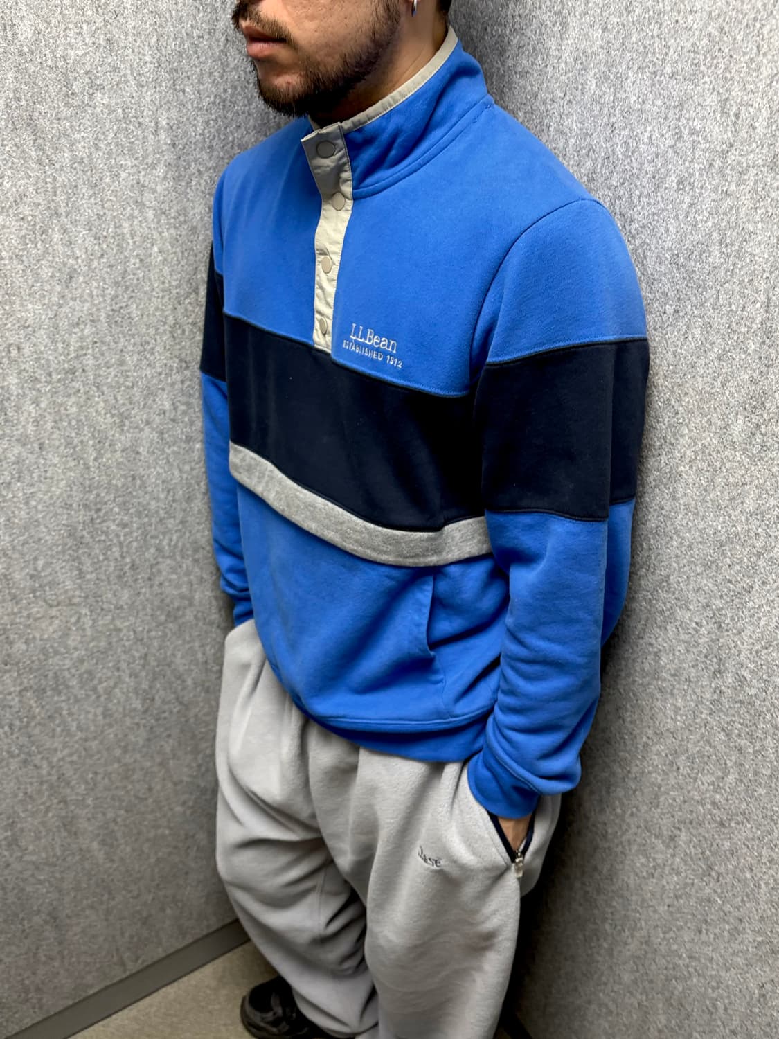 LLbean 아크릴 반집업 맨투맨/플리스 상품이미지3