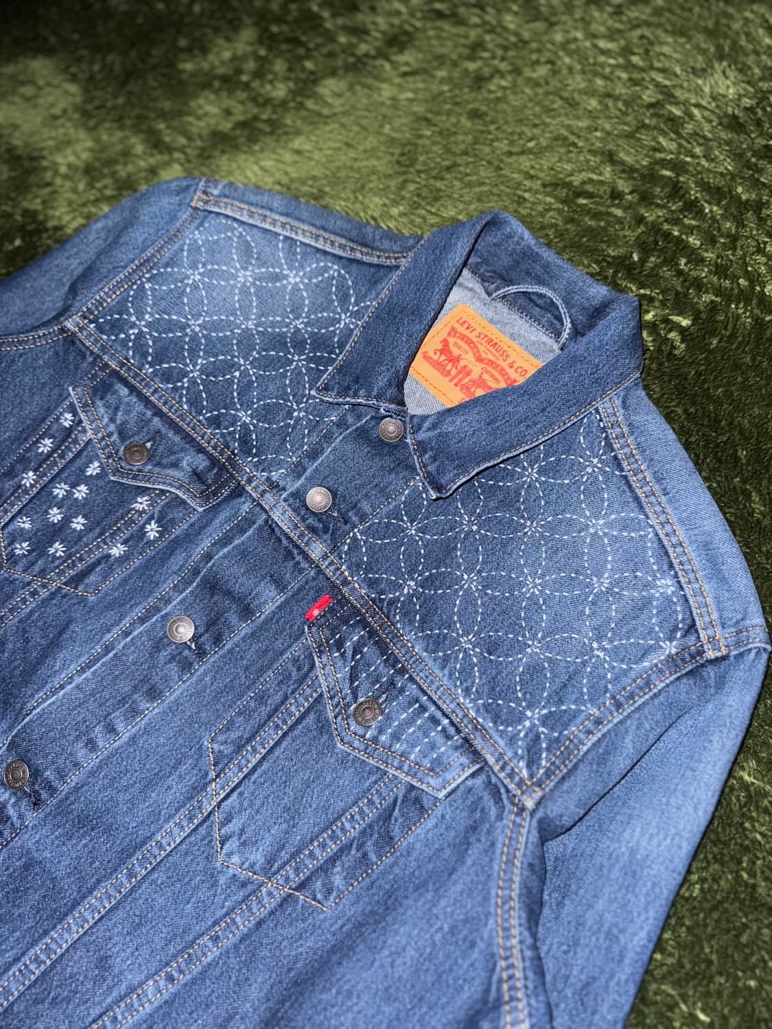 [XL] 리바이스 재패니즈 사시코 커스텀 3rd 데님 자켓 인디고 상품이미지2