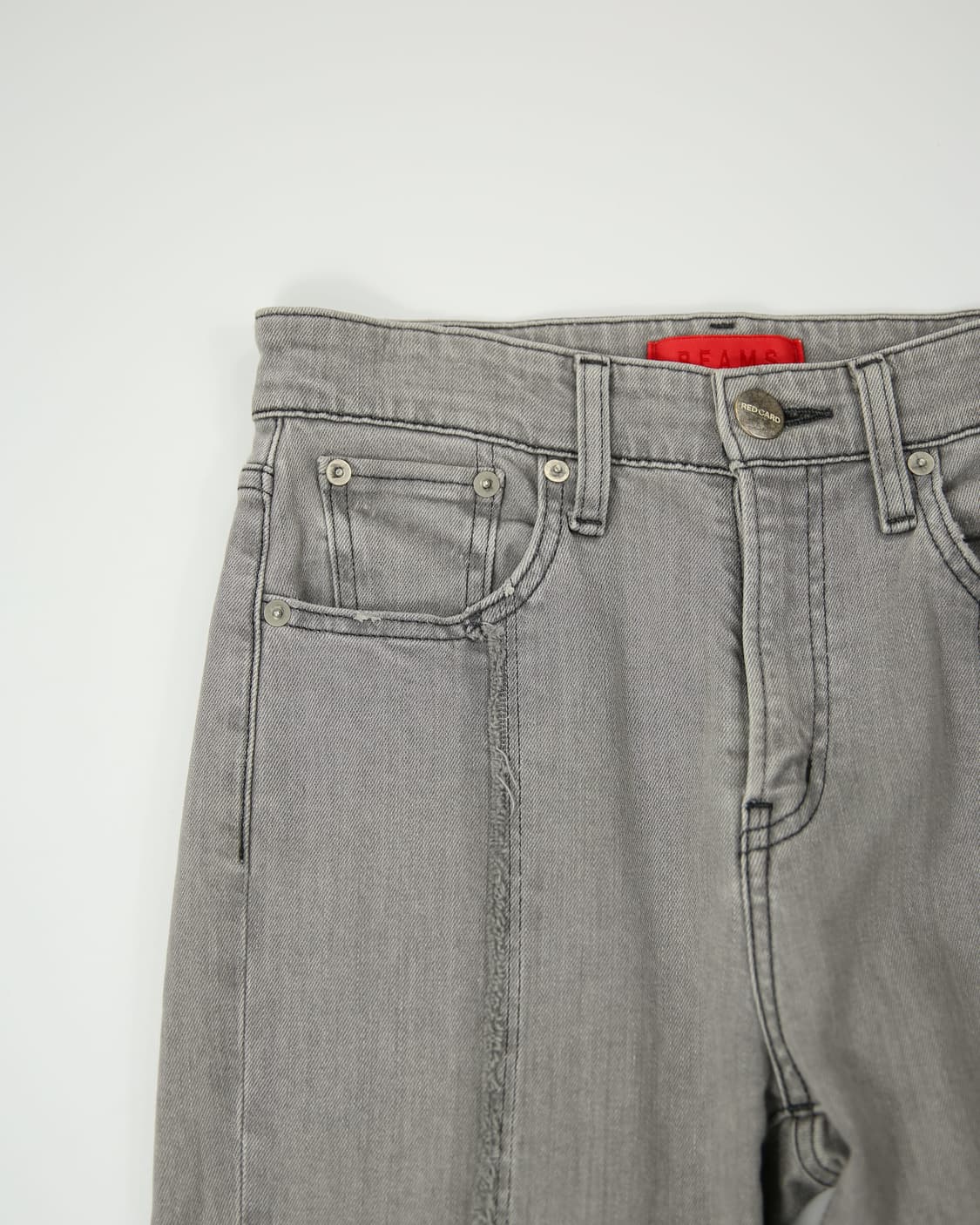BEAMS X RED CARD Stretch Denim Pants 상품이미지3