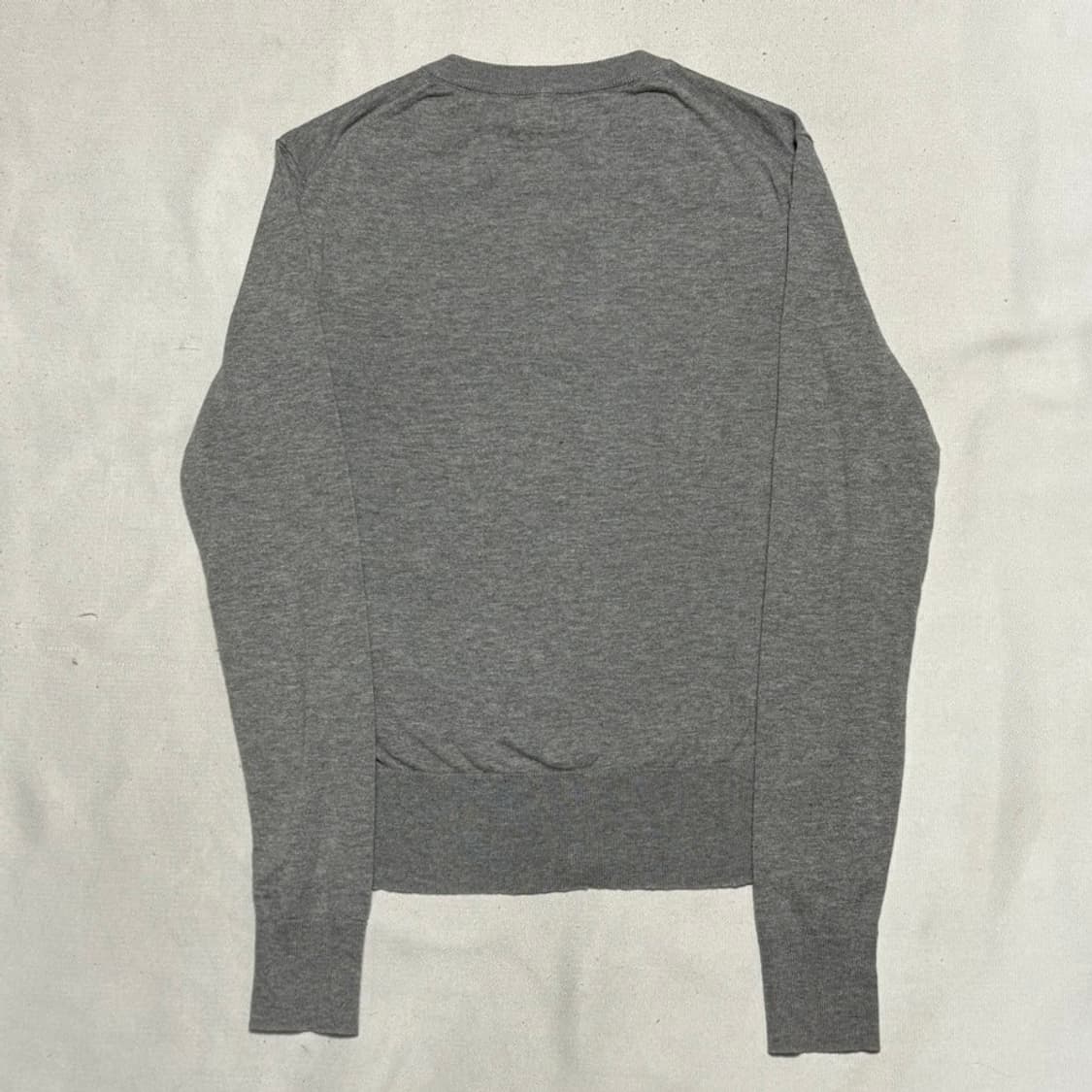 M 폴로랄프로렌 여성용 그레이 피마코튼 가디건 상품이미지3