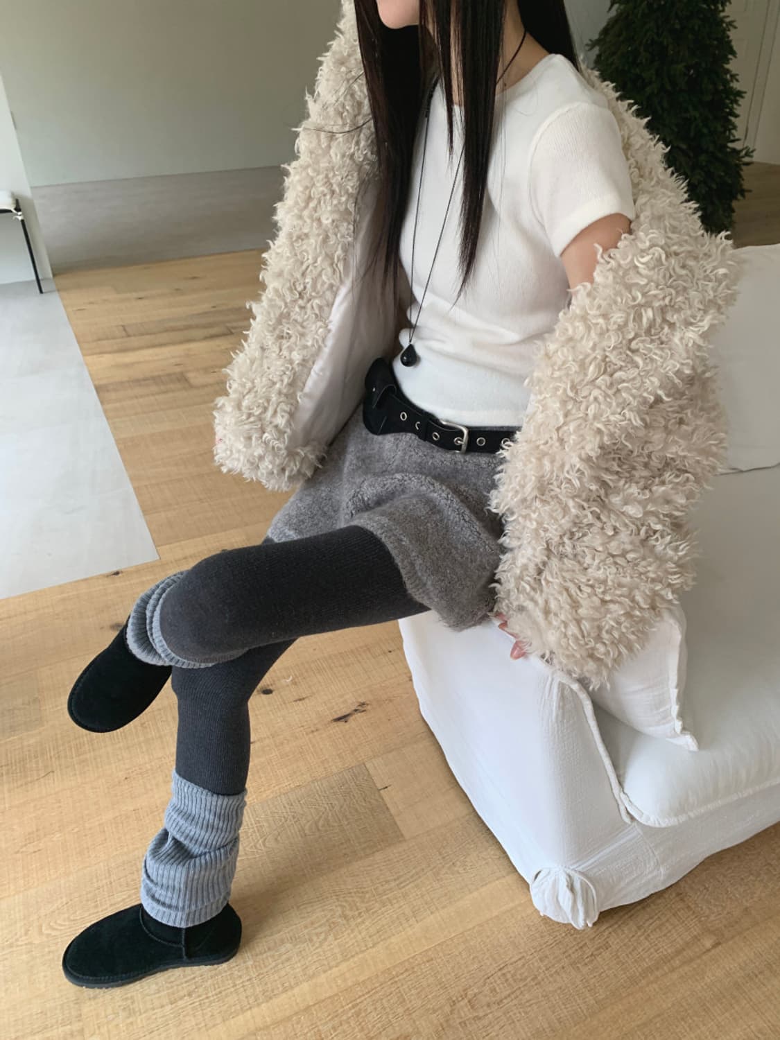 [무료배송] 원가 20만 원 고퀄 퍼자켓 새 것 상품이미지1