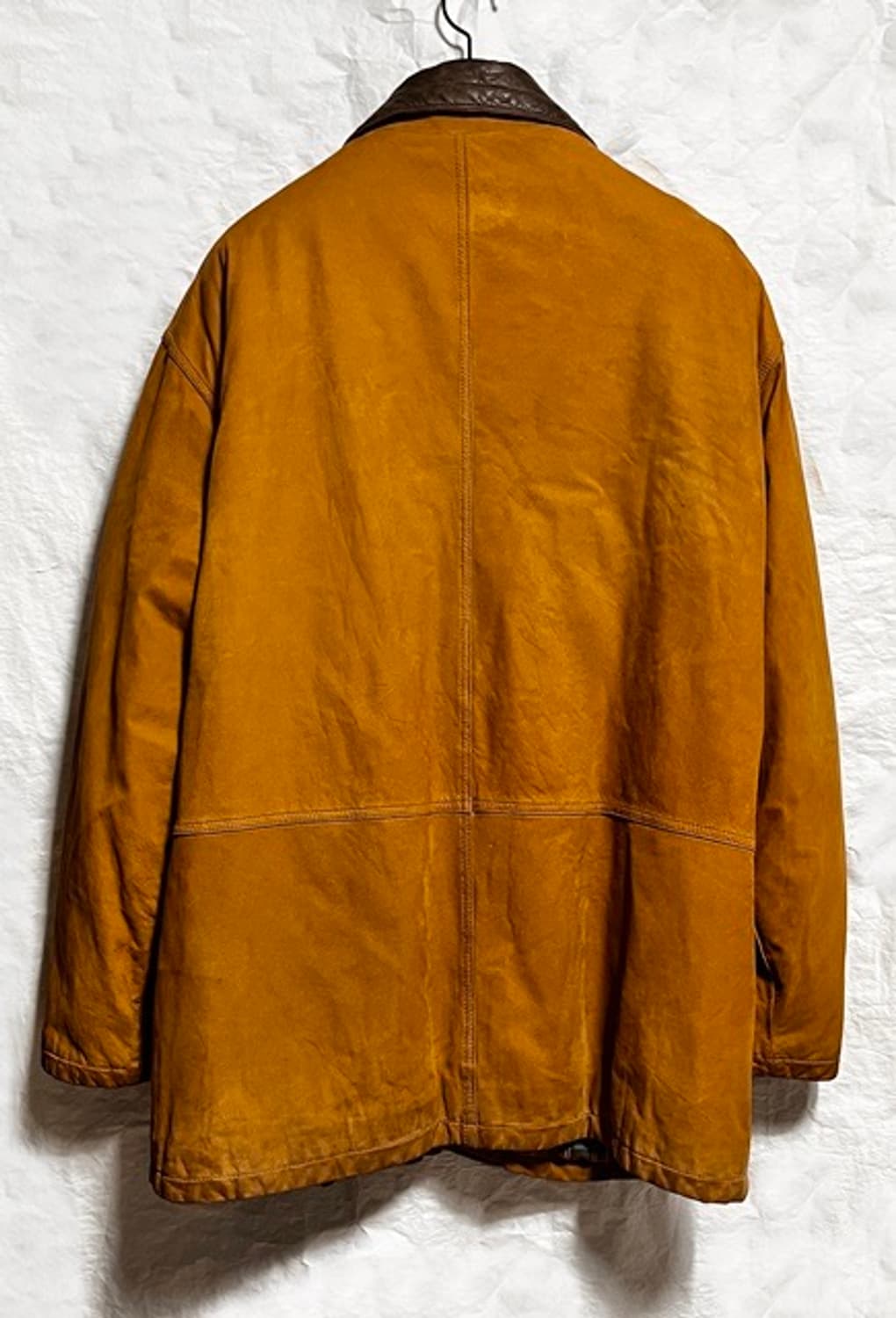 영국로컬  바버 느낌의 스웨이드 자켓 오버핏 42 사이즈 타탄 안감 상품이미지2