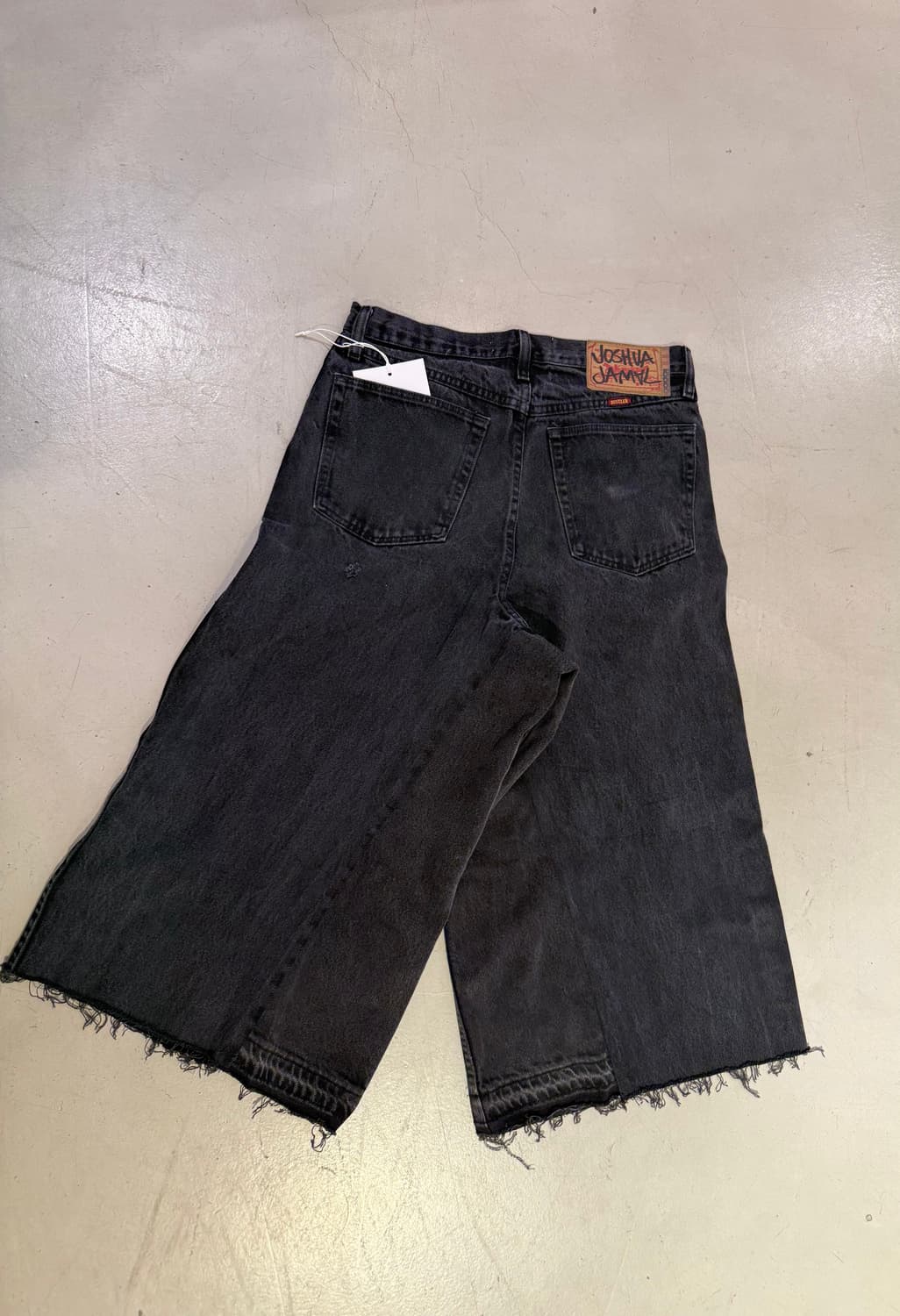 [32] JOSHUA JAMAL 흑청 데님 쇼츠 상품이미지2