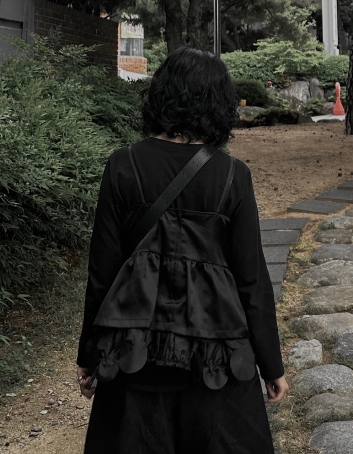 Comme des Garcons Satin Camisole with Fr 상품이미지2