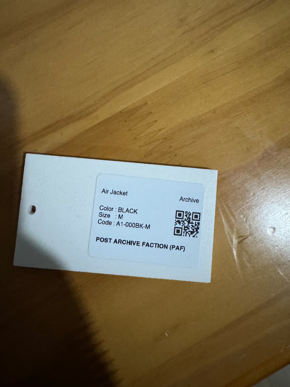 프스트아카이브팩션(paf) 에어자켓 m 상품이미지3