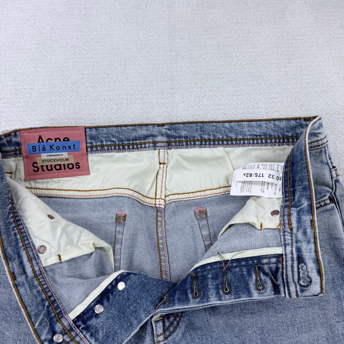 Acne Studios River Marble Wash Jeans 상품이미지3