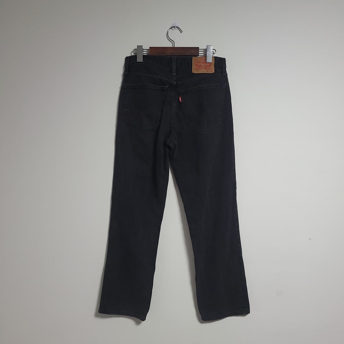 (29) LEVI'S 리바이스 청바지 516 블랙 데님 W31 L32 상품이미지4