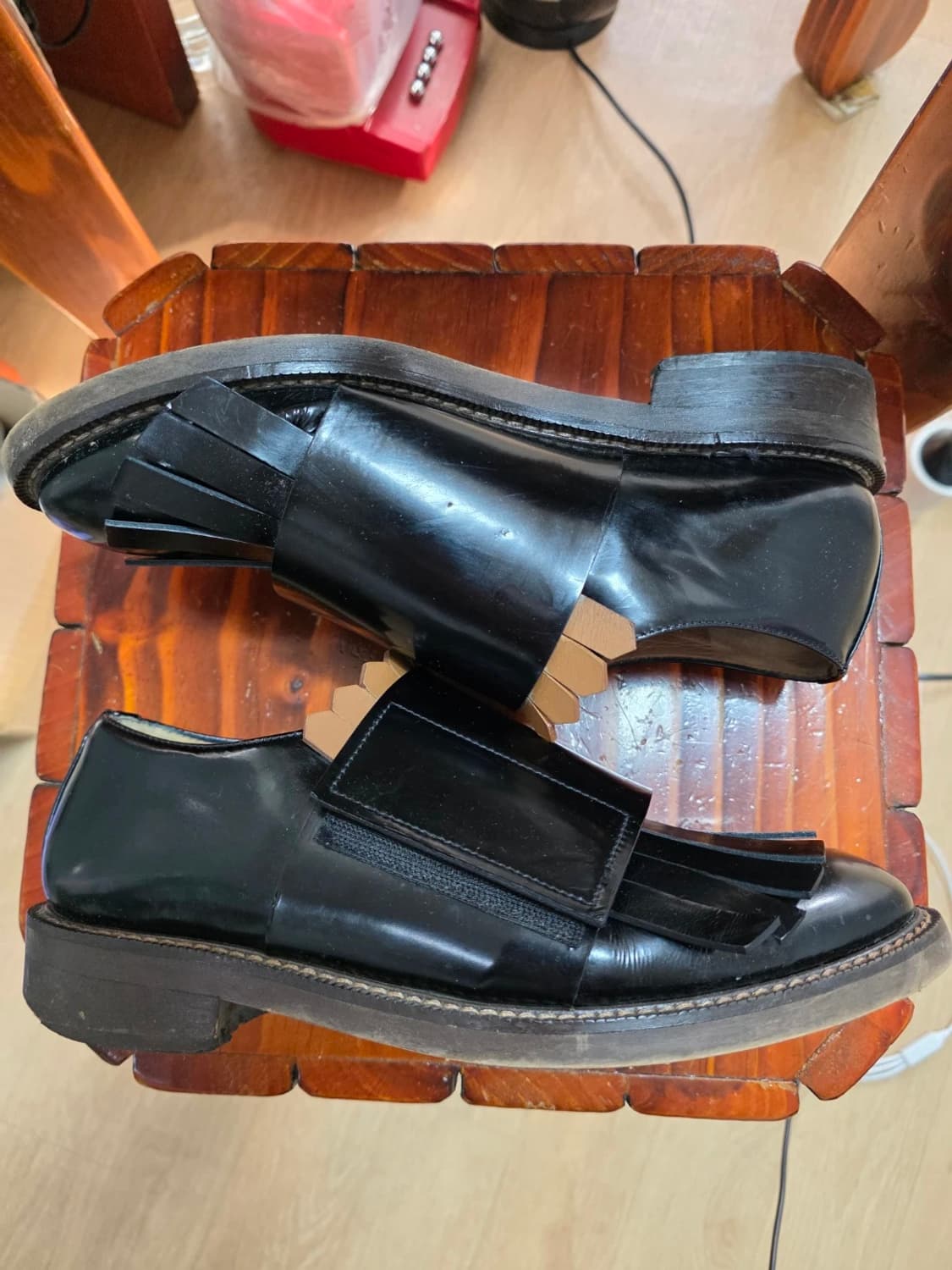 [250] 마르니 벨크로 프린지 로퍼 39 상품이미지6