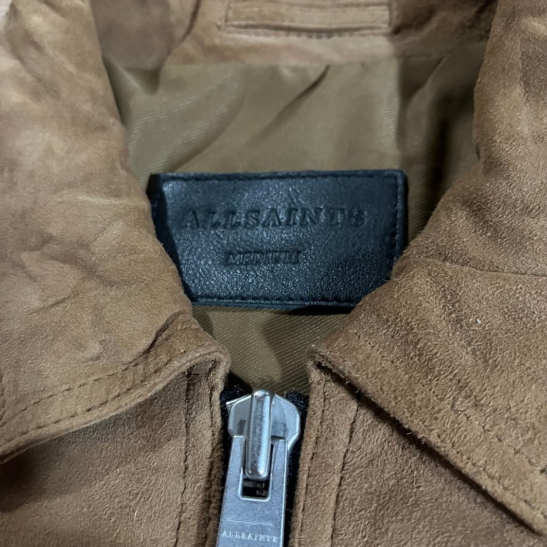 [97] 올세인츠 스웨이드 가죽자켓 상품이미지5