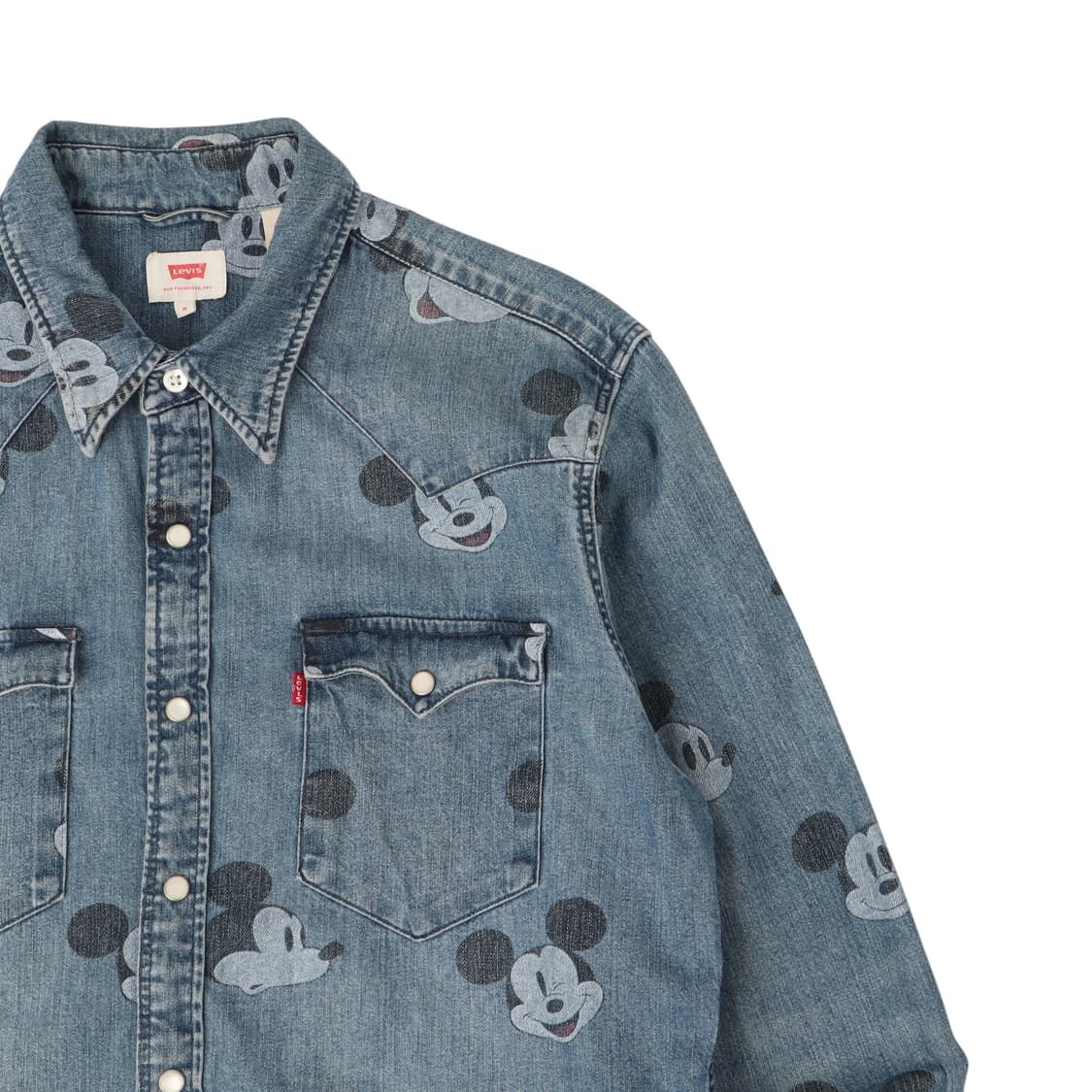 리바이스 x 디즈니 미키마우스 데님 셔츠 상품이미지2