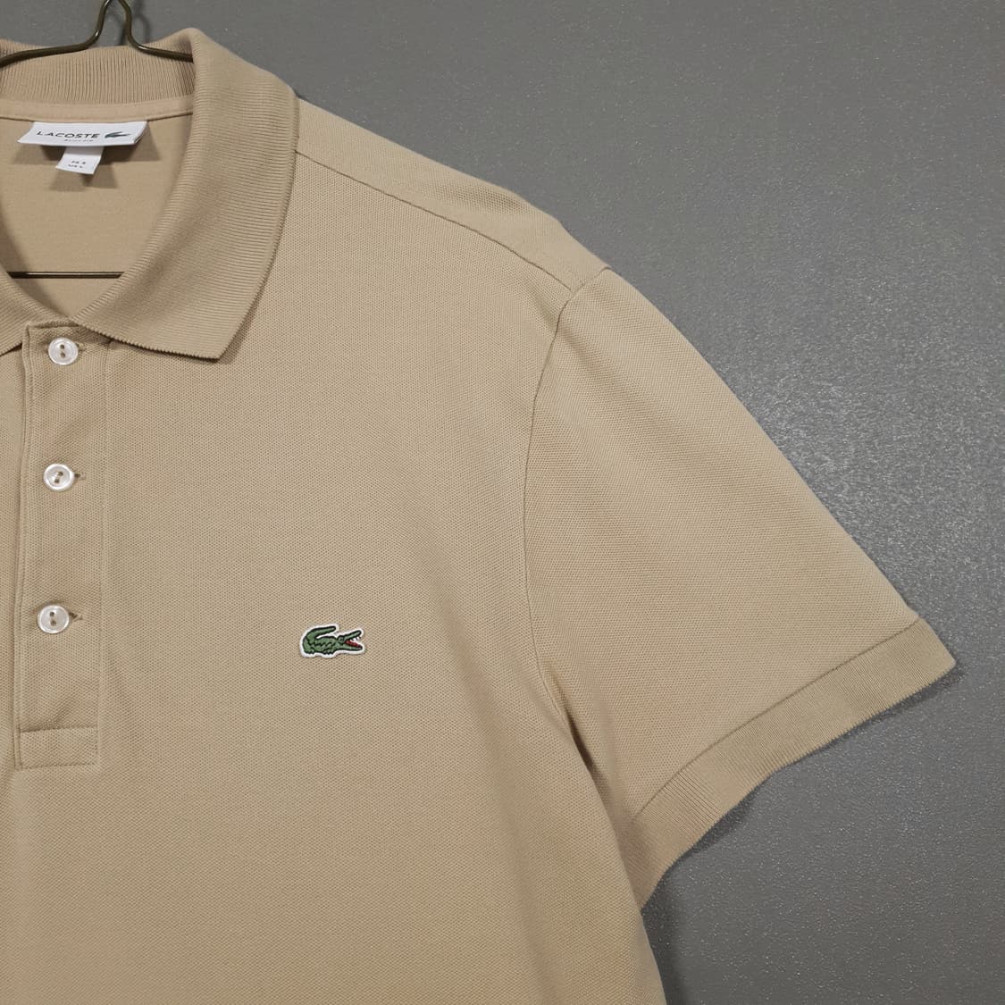 라코스테 신형 20ss 크록 3버튼 플라켓 폴로 셔츠 반팔 카라티 105 상품이미지4