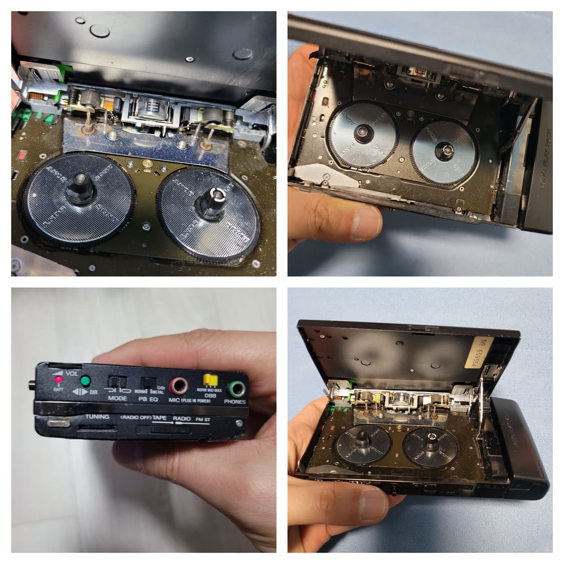 소니 워크맨 WM-F404 모델 부품용 상품이미지9