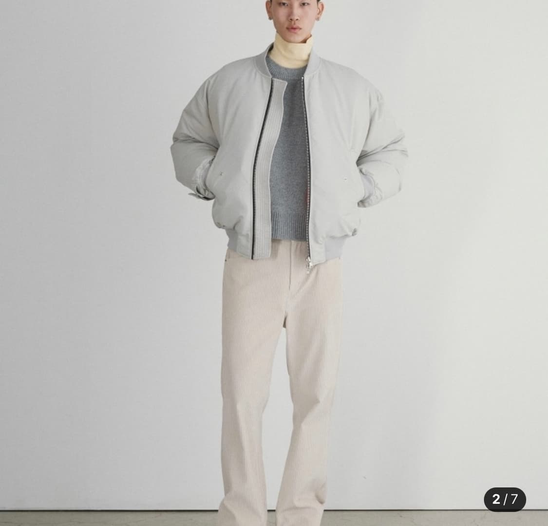 [OS] 렉토 오버사이즈 나일론 다운 점퍼 ma-1 상품이미지1