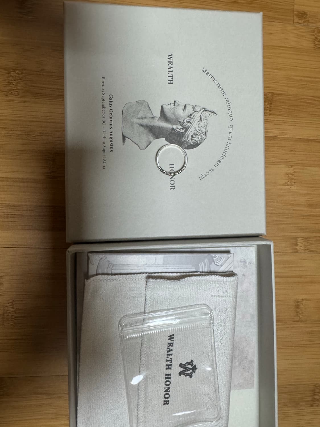 웰스오너 데카곤목걸이 , round acanthus ring 판매 상품이미지2